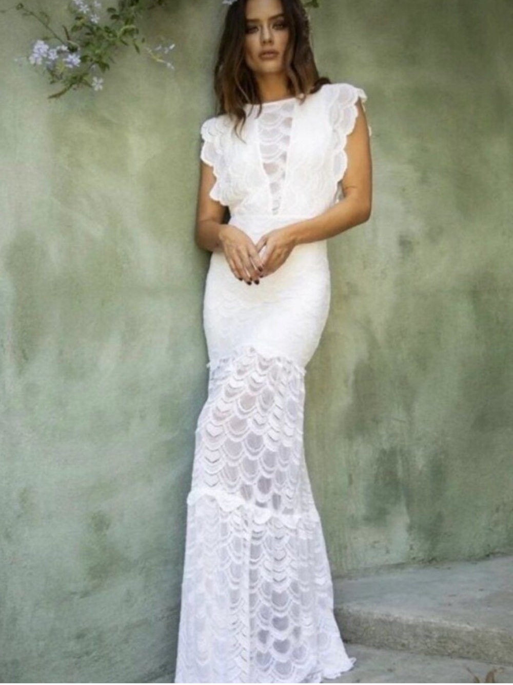Nightcap Clothing- Calletto Victorian Lace Maxi Dress. NWT